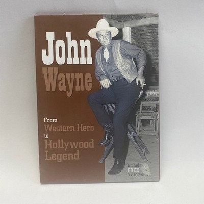 John Wayne From Western Hero to Hollywood Legend Book w/ 8x10 Prints
