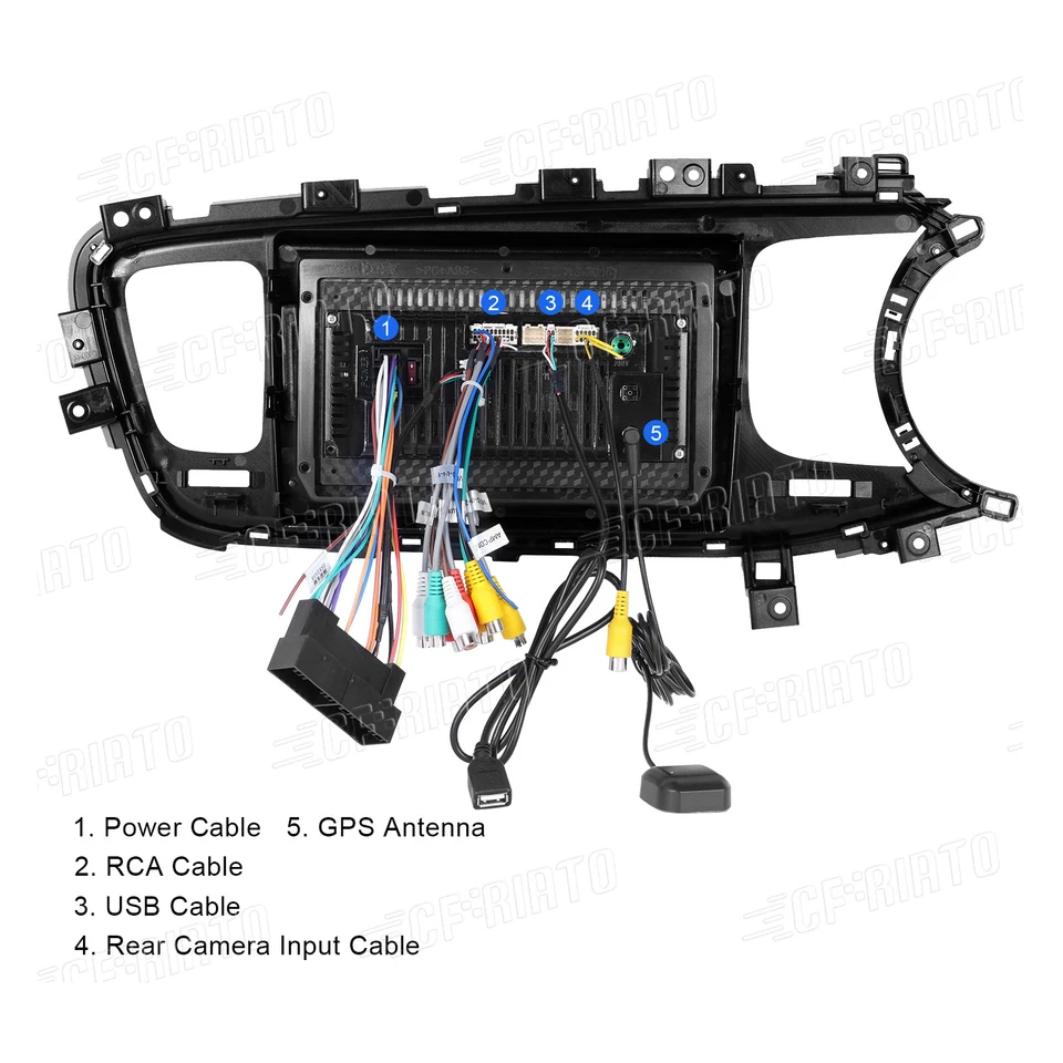 PARA KIA OPTIMA K5 2011-2015 ANDROID 15 APPLE CARPLAY 9" RÁDIO ESTÉREO AUTOMOTIVO GPS FM - Imagem 3 de 4