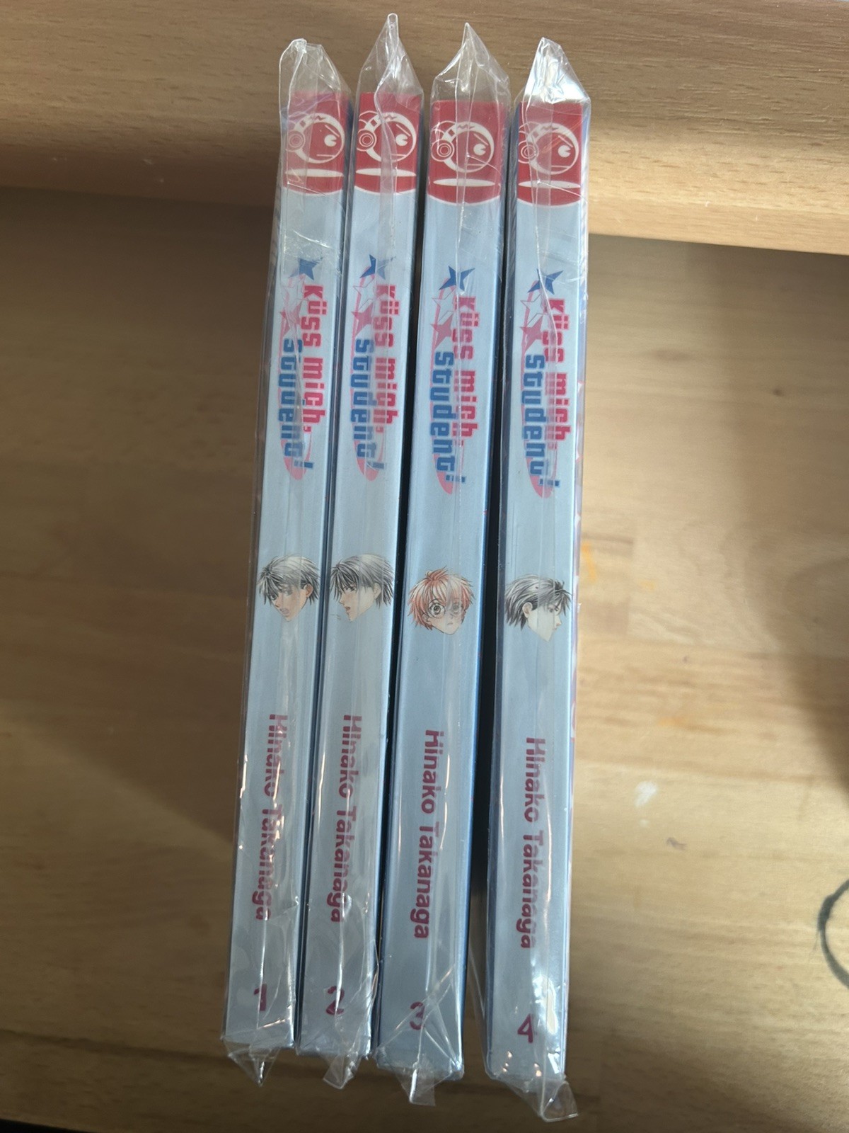 Manga Yaoi - Bésame estudiante - Hinako Takanaga - Serie completa 1-4 - ¡NUEVO!