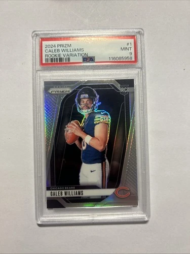 2024 Panini Prizm - Rookie Variations Caleb Williams #1 Silver Prizm (RC) PSA 9