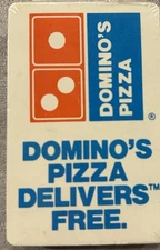 Vintage 1980’s Domino’s Pizza Playing Cards Deck - New Sealed Advertising Deck