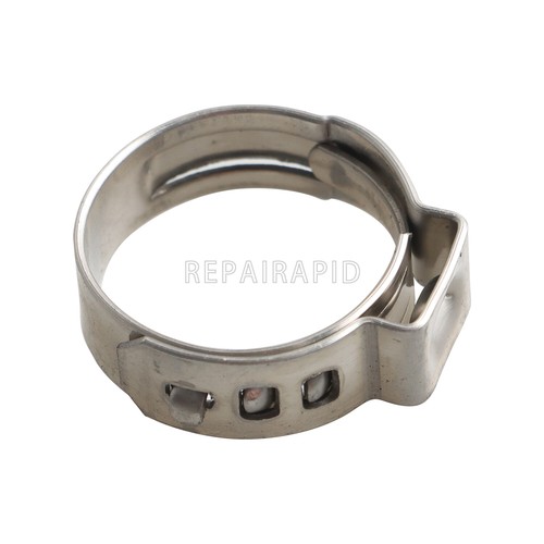 100 1/2" PEX Clamp Cinch Rings Crimp Pinch Fittings Stainless Steel for Pex Pipe - Picture 10 of 13