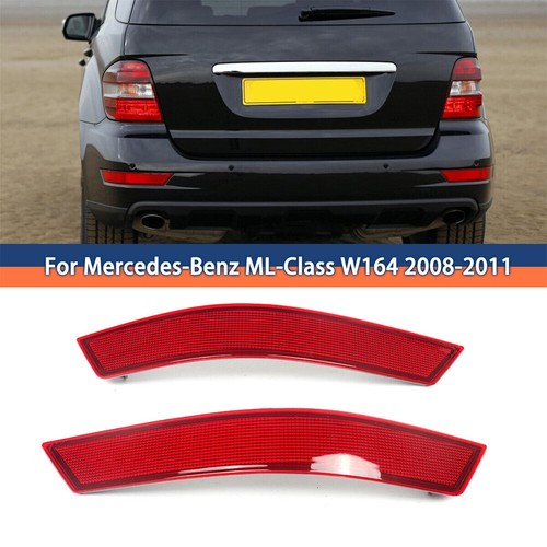 Rear Bumper Reflector Light LH+RH For Mercedes-Benz W164 ML350 ML550 2008-2011