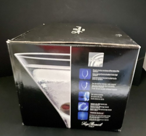 4 Luigi Bormioli Crescendo 10 Oz Martini Gläser Geätzt Signatur Offene Box - Bild 15 von 17