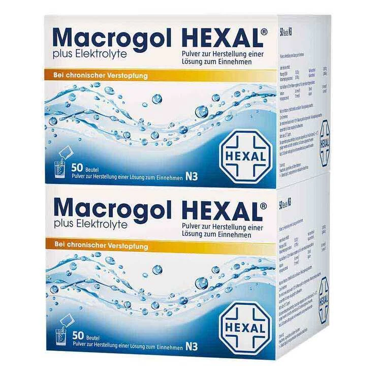 Macrogol HEXAL plus Elektrolyte Pulver · 100 St · PZN 08875442