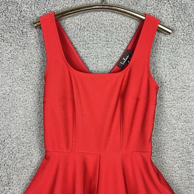 Lulus Mini A-line Dress Sz Med Cherry Red Sleeveless Straps Square Neck Flounce | eBay Lulus Mini A-line Dress Sz Med Cherry Red Sleeveless Straps Square Neck Flounce | eBay