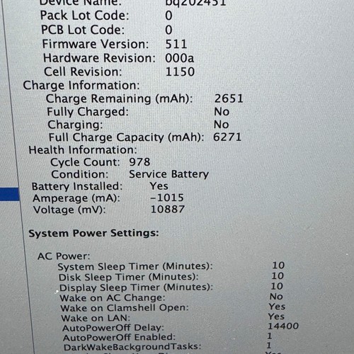 Broken 2013 Apple MacBook Pro 15" i7 2.4GHz 8GB RAM 256GB SSD A1398 - Picture 6 of 14