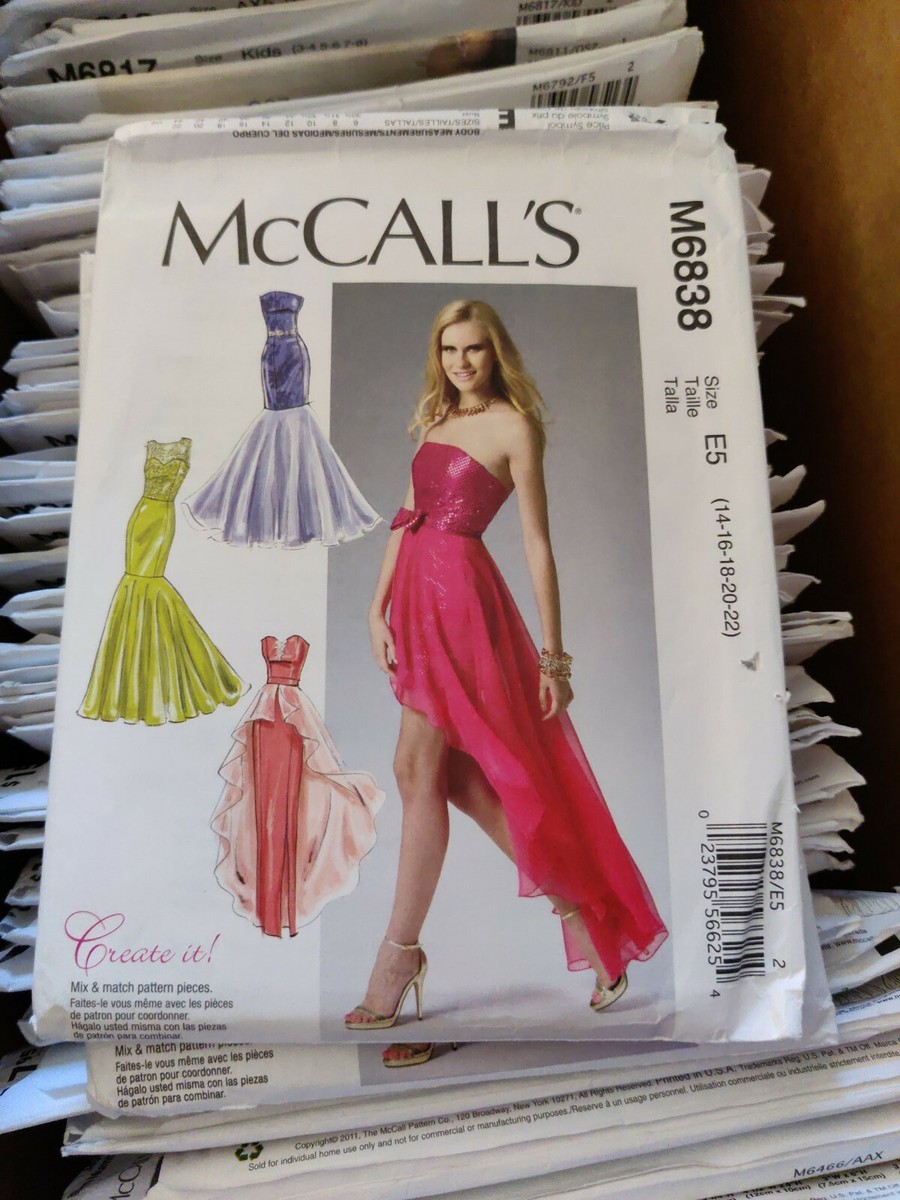 green emerald velvet dress 90s Sewing Pattern: McCall's 7418 Evening Dress with Back Shoulder Str –  Patterns Central main image 1