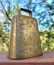 Antique Hand Forged Small Metal Farm Cow Bell...
