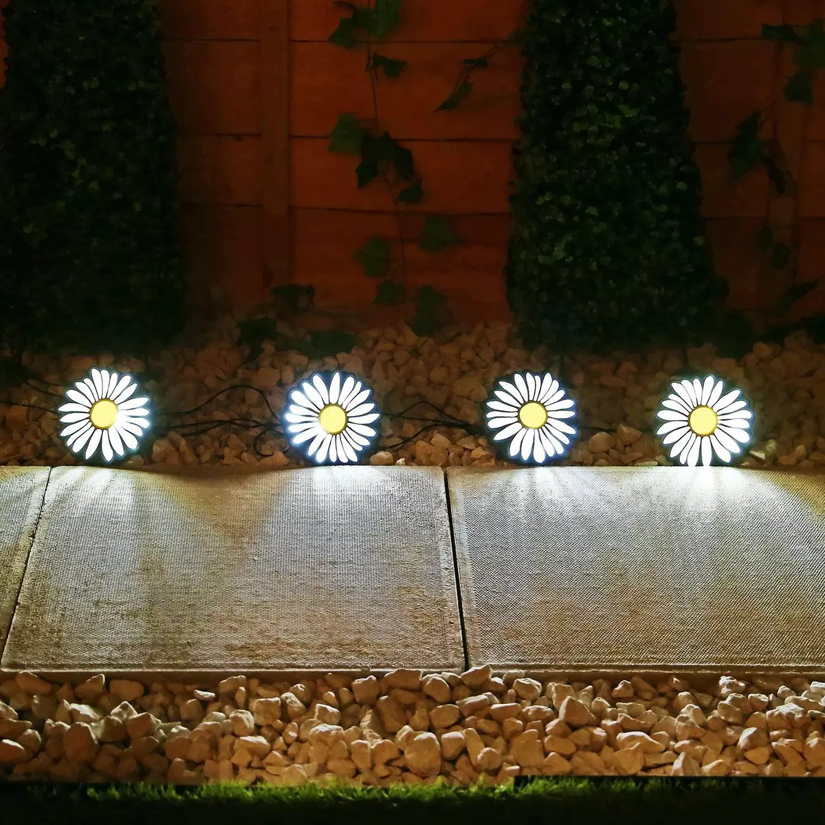 Garden border solar lights deals