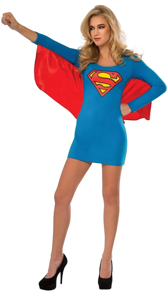 Costume Supergirl Rubies Per Bambina | Completo DC Comics Con Accessori, Taglia S (3-4 Anni)