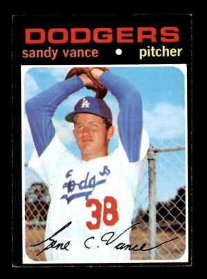 1971 Topps Baseball #34 Sandy Vance EX/MT *d6