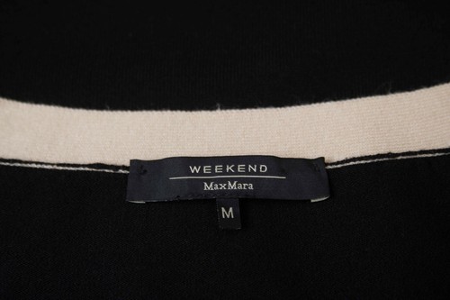 WEEKEND By MAX MARA vestido negro manga corta túnica talla M 7105 - Imagen 6 de 7