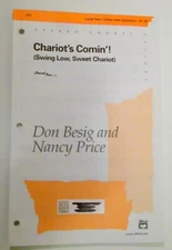 Chariot's Comin'! Swing Low Sweet Chariot Sheet Music 4751 Alfred 2 Part w Keybd