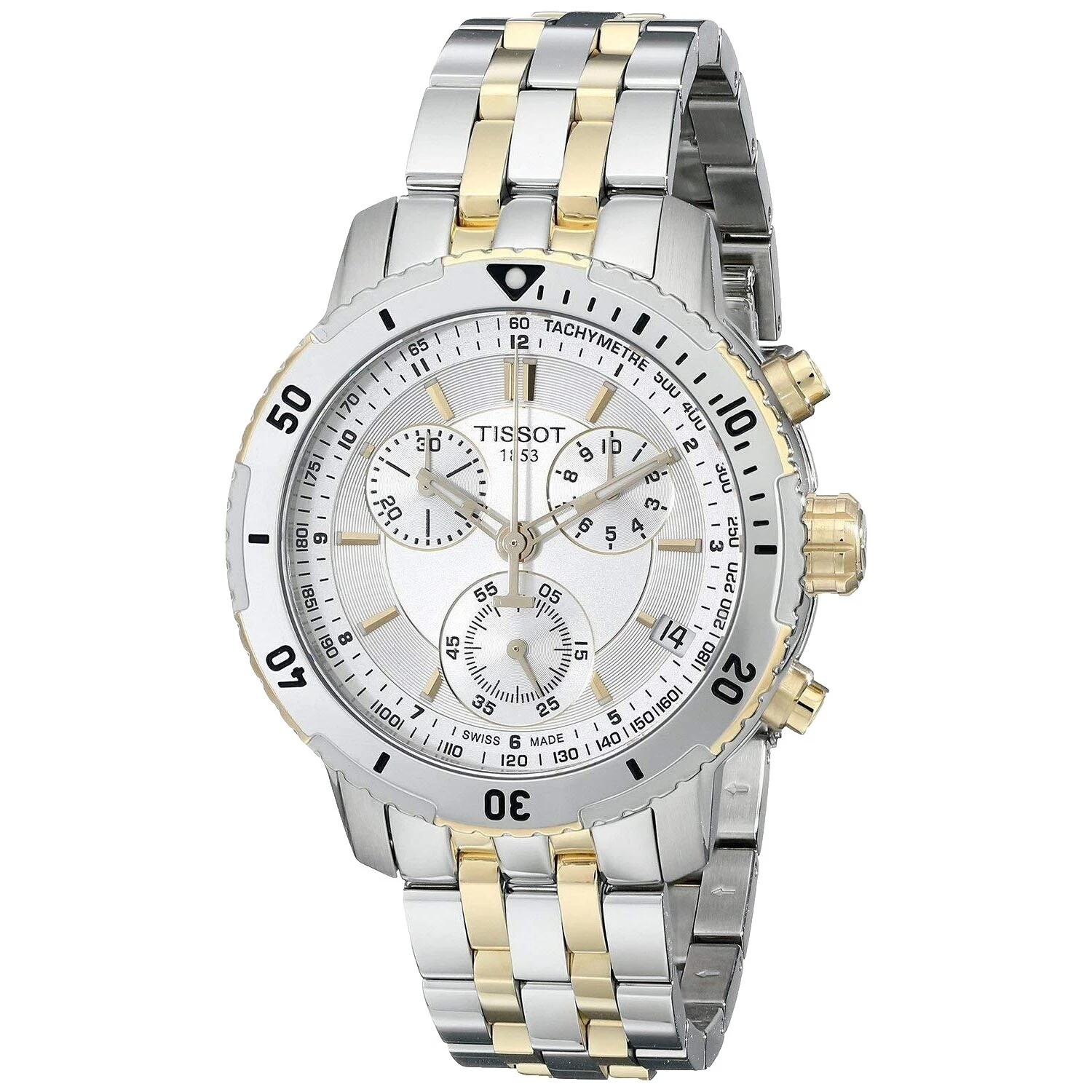 Tissot Stainless Steel Band Sport Wristwatches