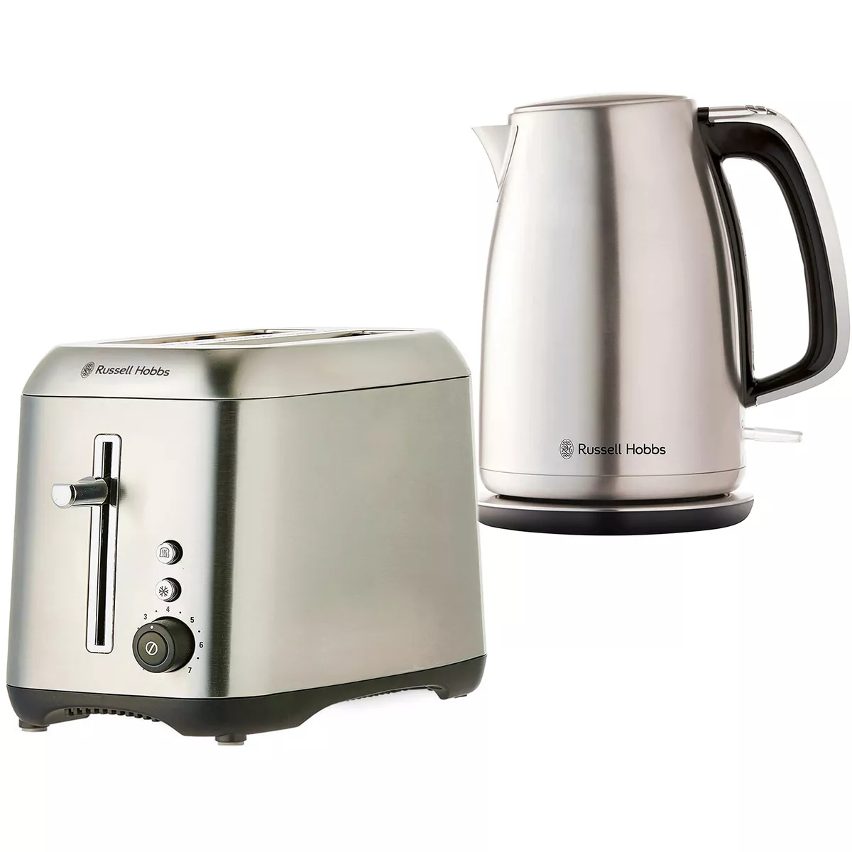 Russell Hobbs Glass 1.7L Electric Kettle, Silver & Stainless Steel