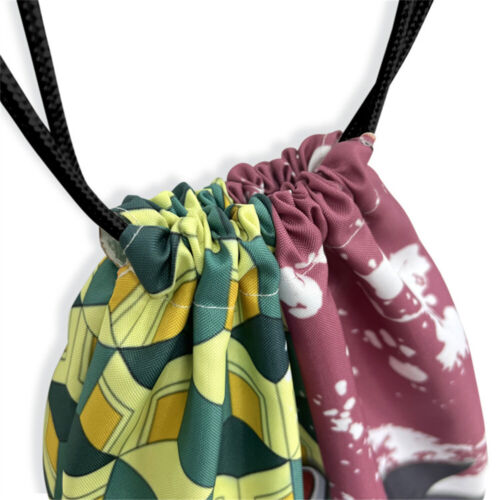 Genshin Impact Print Drawstring Bag Unisex Storage Bag Fashion Shoulders Bag - Picture 10 of 32