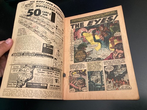 *HTF Atlas Horror!* ASTONISHING #30 (1954) Gruesome Melting Skin/Eyeballs Cover! - 第 3/11 張圖片