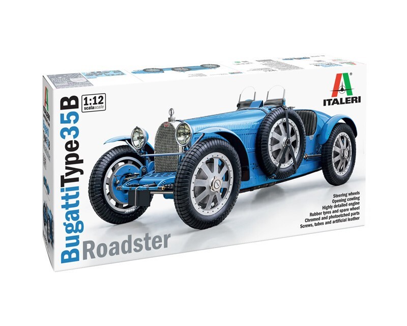 Italeri Bugatti Type 35B Roadster 1:12 4713 modellismo