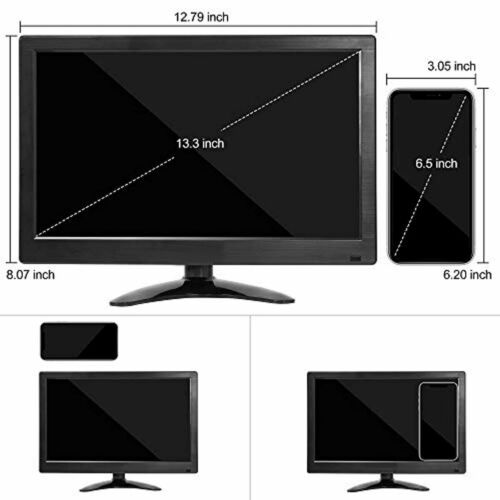 13.3'' IPS LCD Screen USB HDMI VGA Display CCTV Security Monitor for Rapberry Pi - Picture 8 of 12