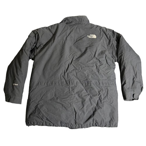 The North Face Jacket Mens XL HyVent Black Goose Down Heavy Coat Full Zip - Picture 3 of 9