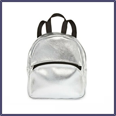 arizona mini backpack NWT Arizona Girls Women's Mini Backpack Travel Fashion Bag in Silver Pebble