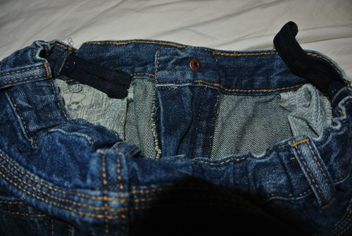 Cat & Jack adjustable elasticated waist band medium wash boys jeans size 14 EUC. - Picture 5 of 11