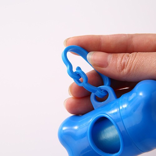 Pet Dispenser Waste Dog Poo Puppy Pick-Up Bags Travel Poop Bag Holder Hook Pouch - Picture 10 of 22