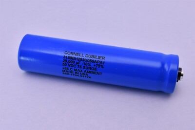 Cornell Dubilier CDE Aluminum Electrolytic Capacitor Screw Terminal 29000 uF 50V