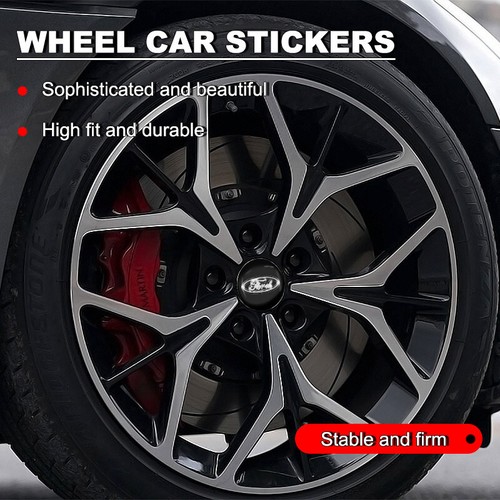 4Pcs 56mm Car Wheel Center Hub Cap Badge Emblem Decal Wheel Sticker For Ford - Picture 5 of 10