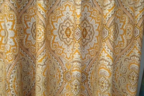 Custom One Pr Raymond Waites Pinch pleat DRAPES BoHo Medallion Paisley 96" ea - Picture 3 of 12