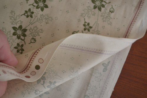 26" Long, Green Floral on Cream Quilt Cotton, Moda/French General/Fa-La, V570 - Picture 4 of 8