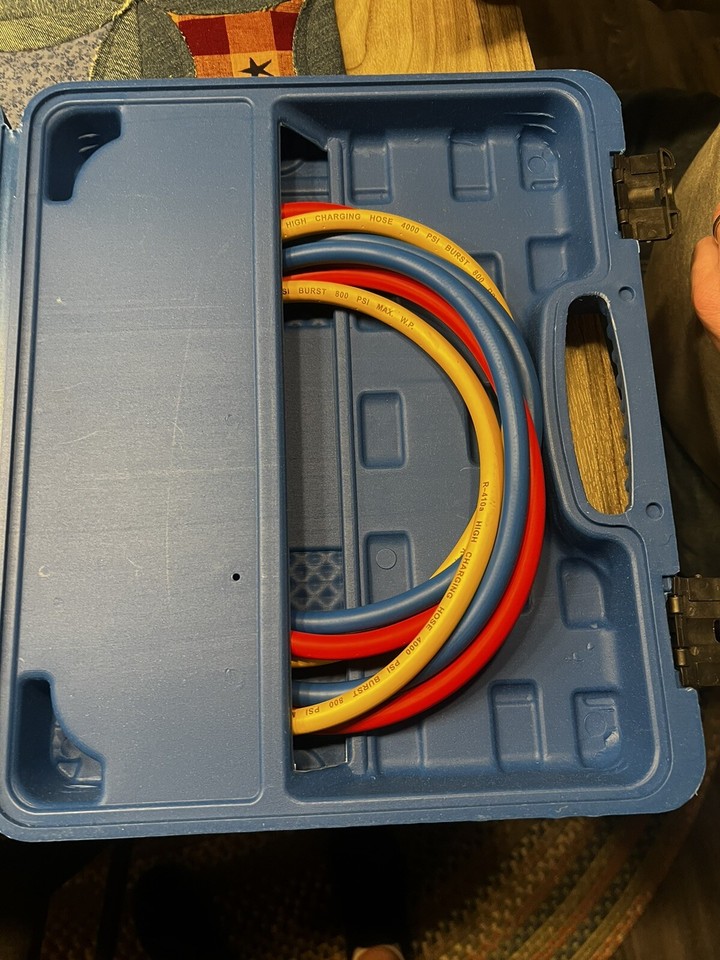 INCLAKE Manifold Gauge Set, Car AC Gauge Set for R134A, R12