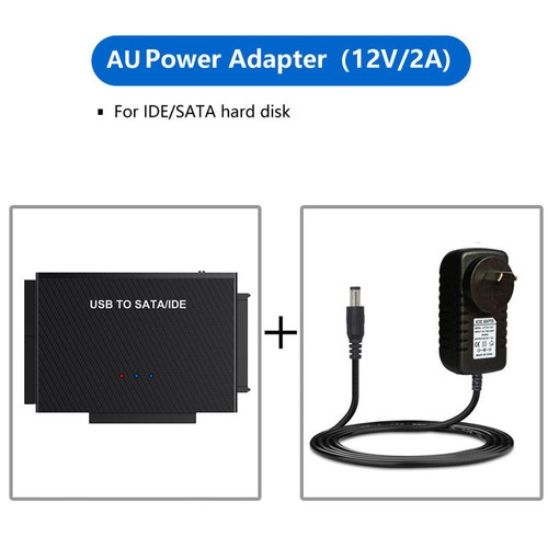 USB C to IDE/SATA Hard Drive Reader Adapter with Power Supply for HDD/SSD - 第 22/22 張圖片