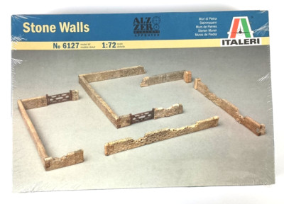 Vintage ITALERI 6127 KIT 1/72 Scale Stone Walls New Old Stock