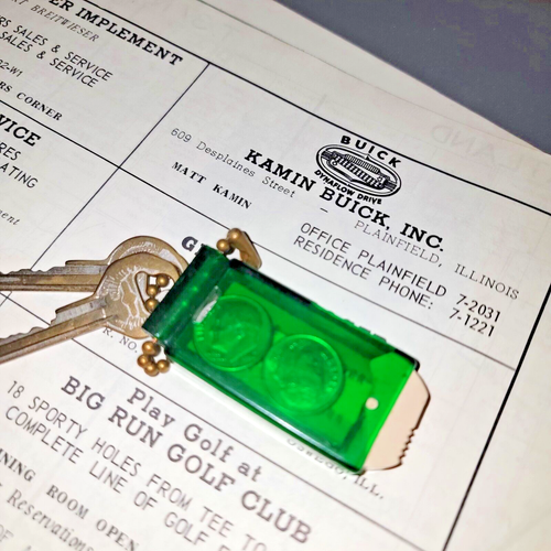 Vintage Plainfield IL Advertising Key Chain - Picture 3 of 3