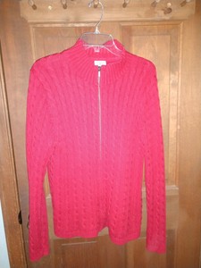 mock neck zip sweater women's