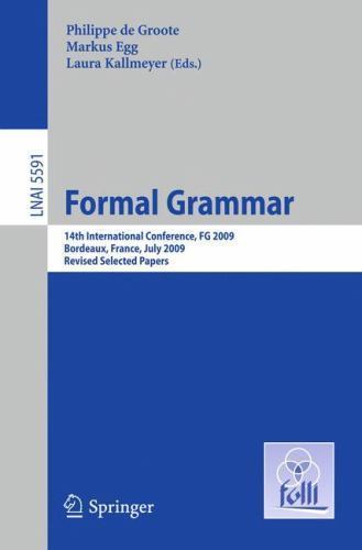 Lecture Notes in Computer Science Ser.: Formal Grammar : 14th ...