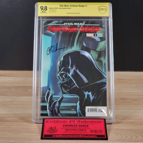 Star Wars Crimson Reign #1 Anindito Signed Charles Soule Marvel CBCS 9.8 NM+