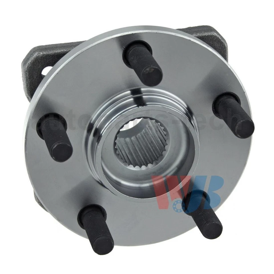 Conjunto de buje de rueda delantera WJB para Dodge Caravan 1996 1997 1998 1999 2000 Foto 2 de 3