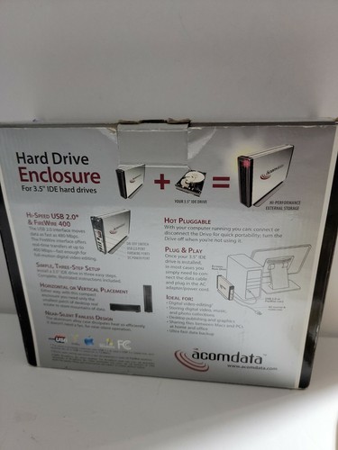 External USB IDE Enclosure Case for 3.5" IDE HARD DRIVES - Picture 3 of 4