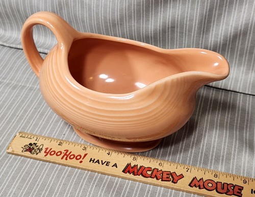 Fiesta-ware GRAVY BOAT "Apricot" Light Pink - Post86' HLC - Picture 4 of 11