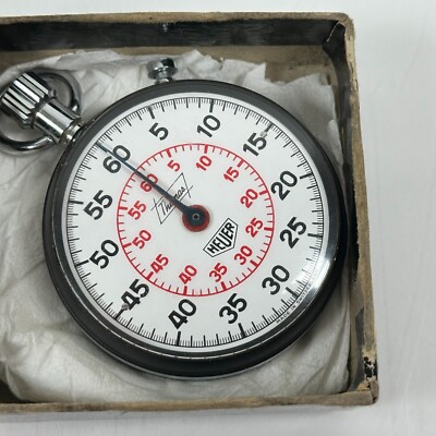 Vintage Tag Heuer Stopwatch Thomas w/ Original Box | eBay