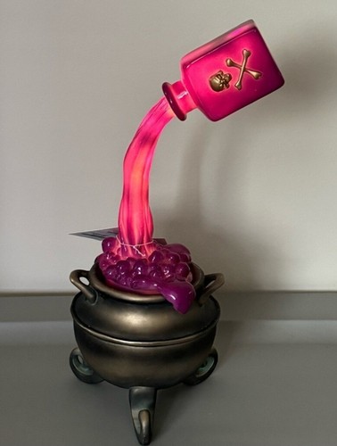 Botella de poción levitante iluminada estilo Hocus Pocus de Halloween y caldero de brujas - Imagen 7 de 11