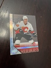 2021-22 Upper Deck Young Guns Retro Acetate Mark Giordano Calgary Flames #488