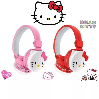 Hello Kitty Kuromi Kopfhörer drahtlos Bluetooth Weihnachten Headset Geschenk Süß