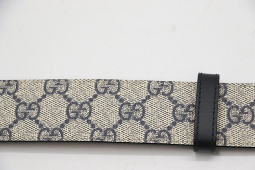 Cinturón GUCCI Azul y Beige GG Marmont 411924 Talla 90/36 EE. UU. - Imagen 9 de 17