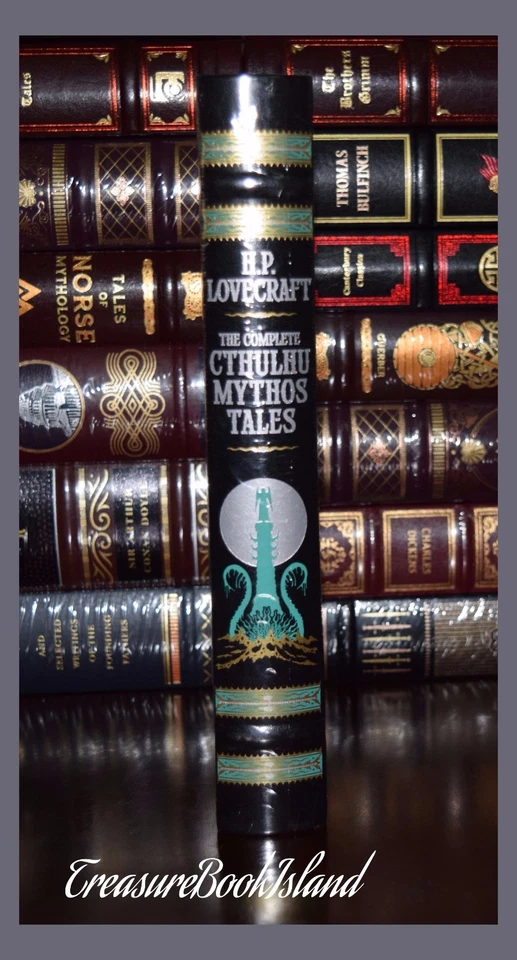 The Cthulhu Mythos Tales by H.P. Lovecraft New Sealed Leather Bound Collectible Foto 2 de 4