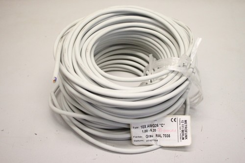 METROFUNK 10 x AWG26 C 1,00-6,20 cable kabel Steuerleitung - 第 1/1 張圖片