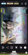 2022 Topps Bunt *Digital* Stadium Club Nick Fortes Rainbow Sig Legendary